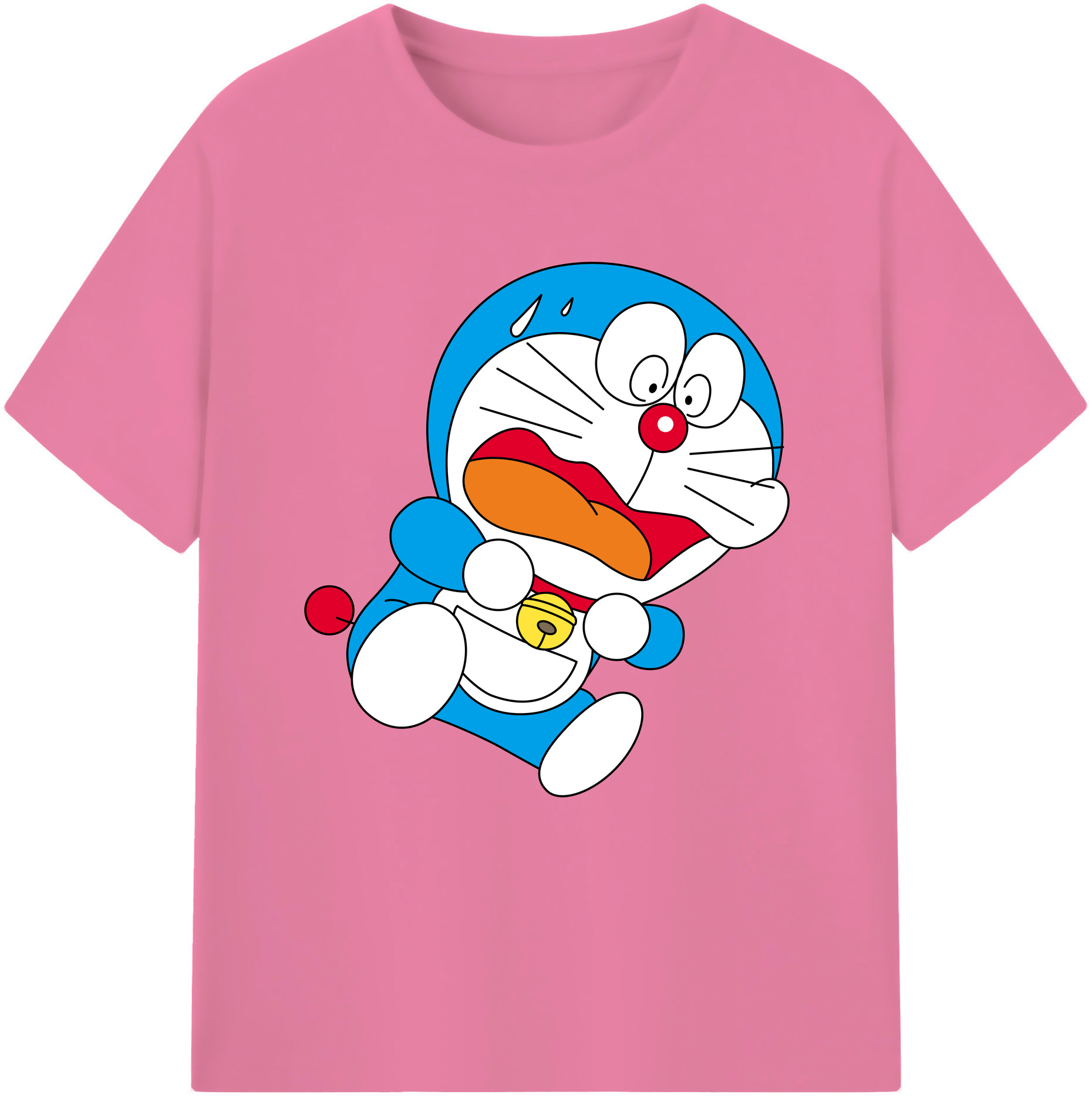 （画像用） ドラえもん Doraemon 綿100％半袖Tシャツ（フロントプリント）